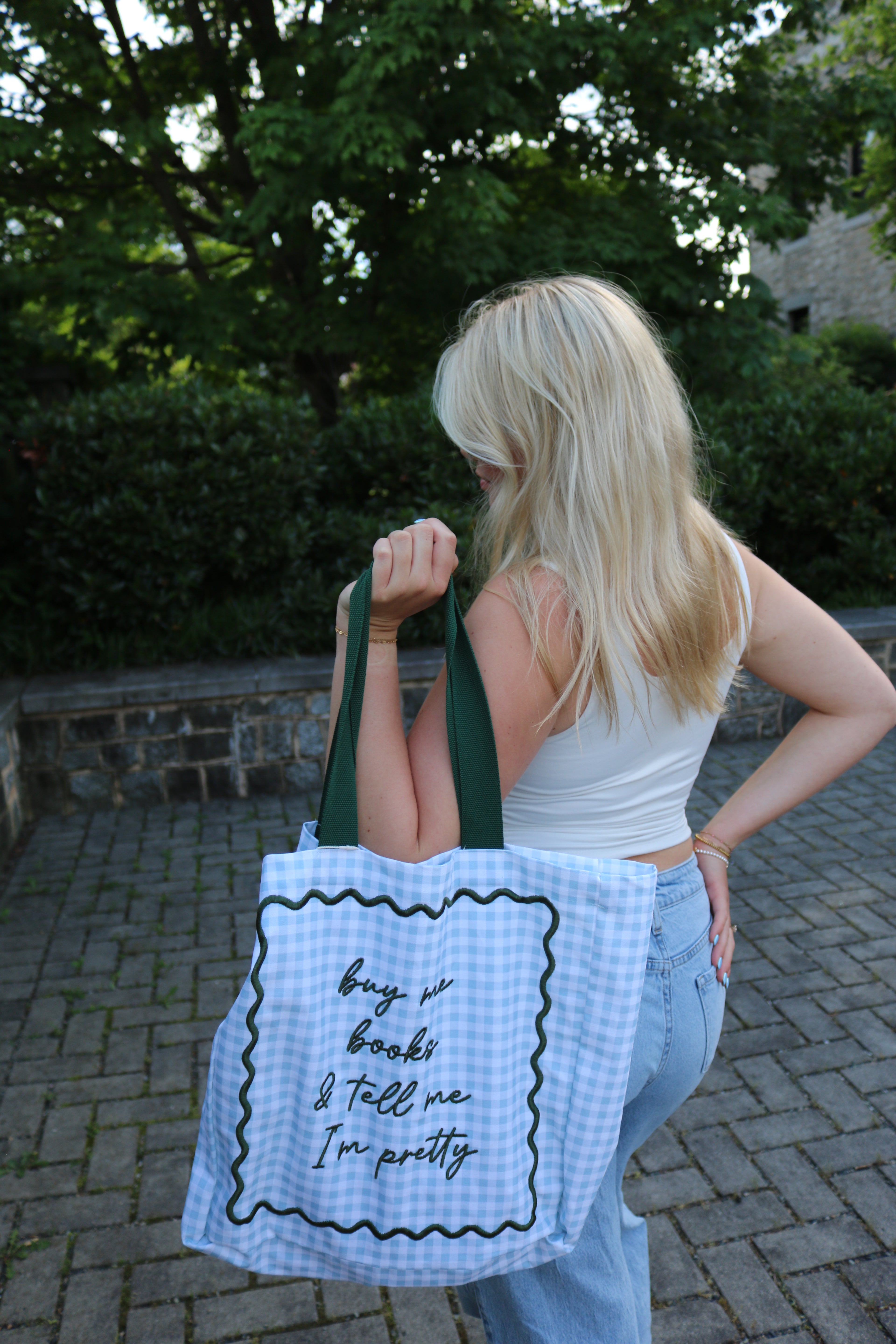 Buy me Book & Tell me I’m Pretty Tote Bag