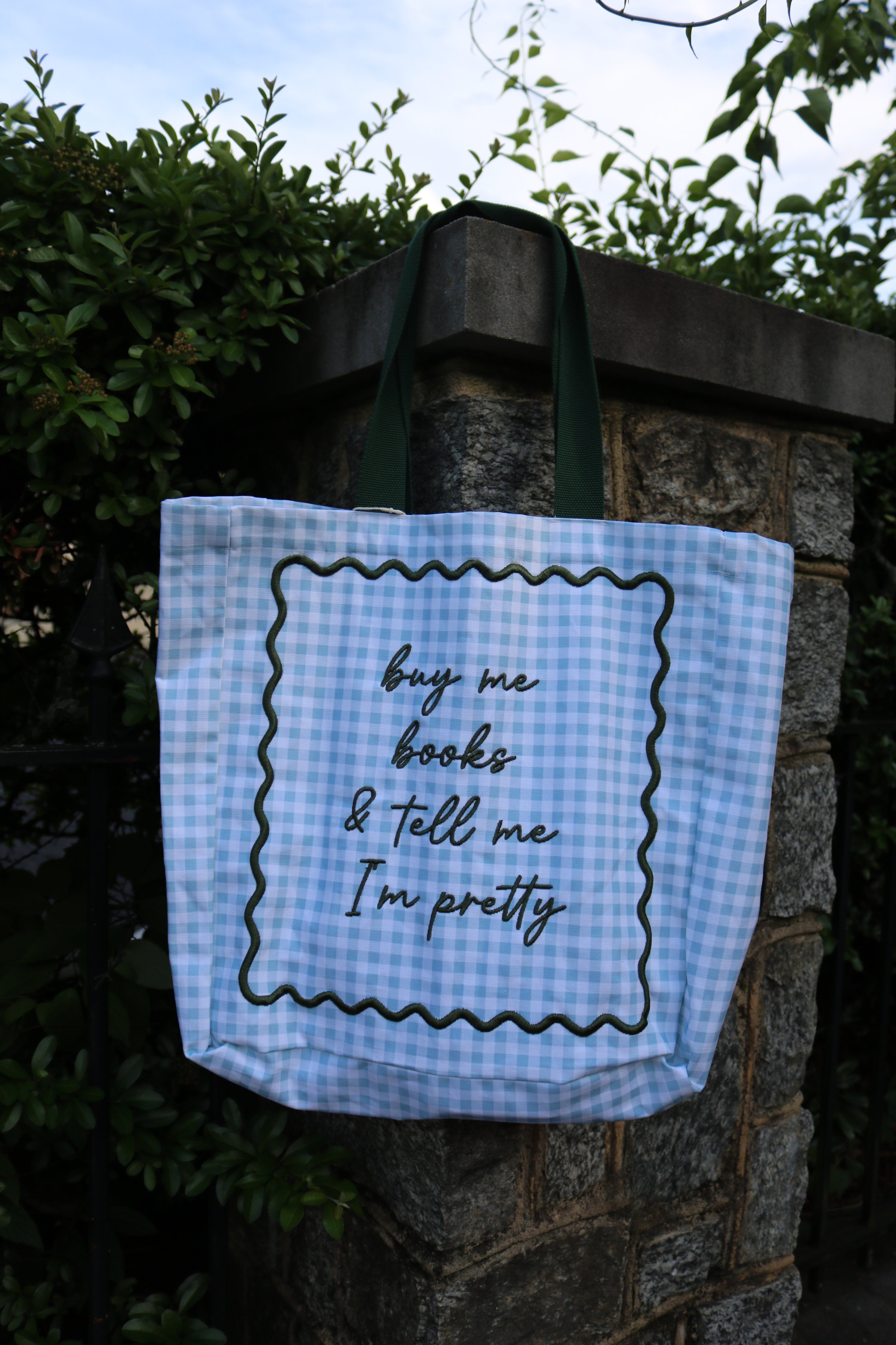 Buy me Book & Tell me I’m Pretty Tote Bag