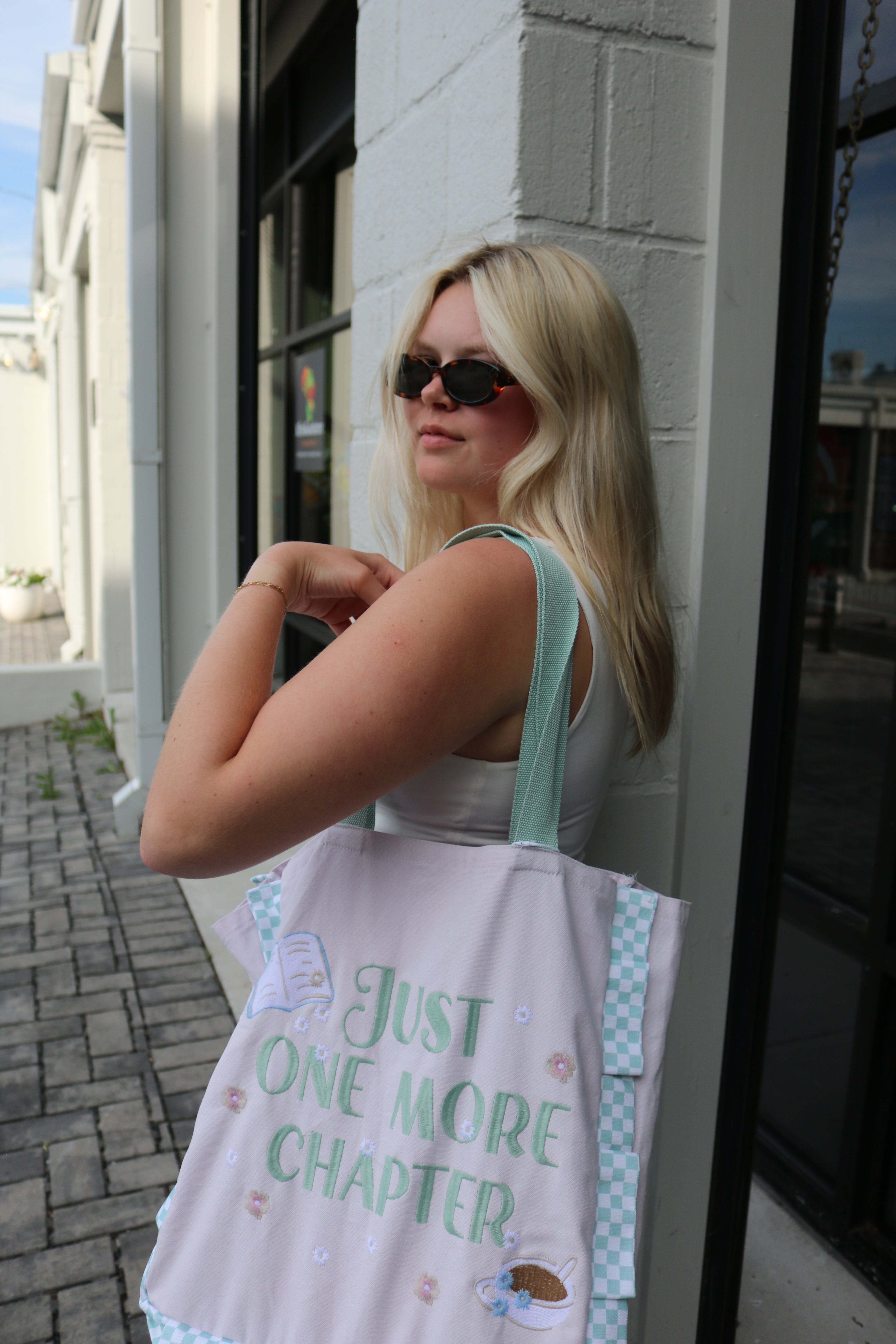 Just One More Chapter Tote Bag