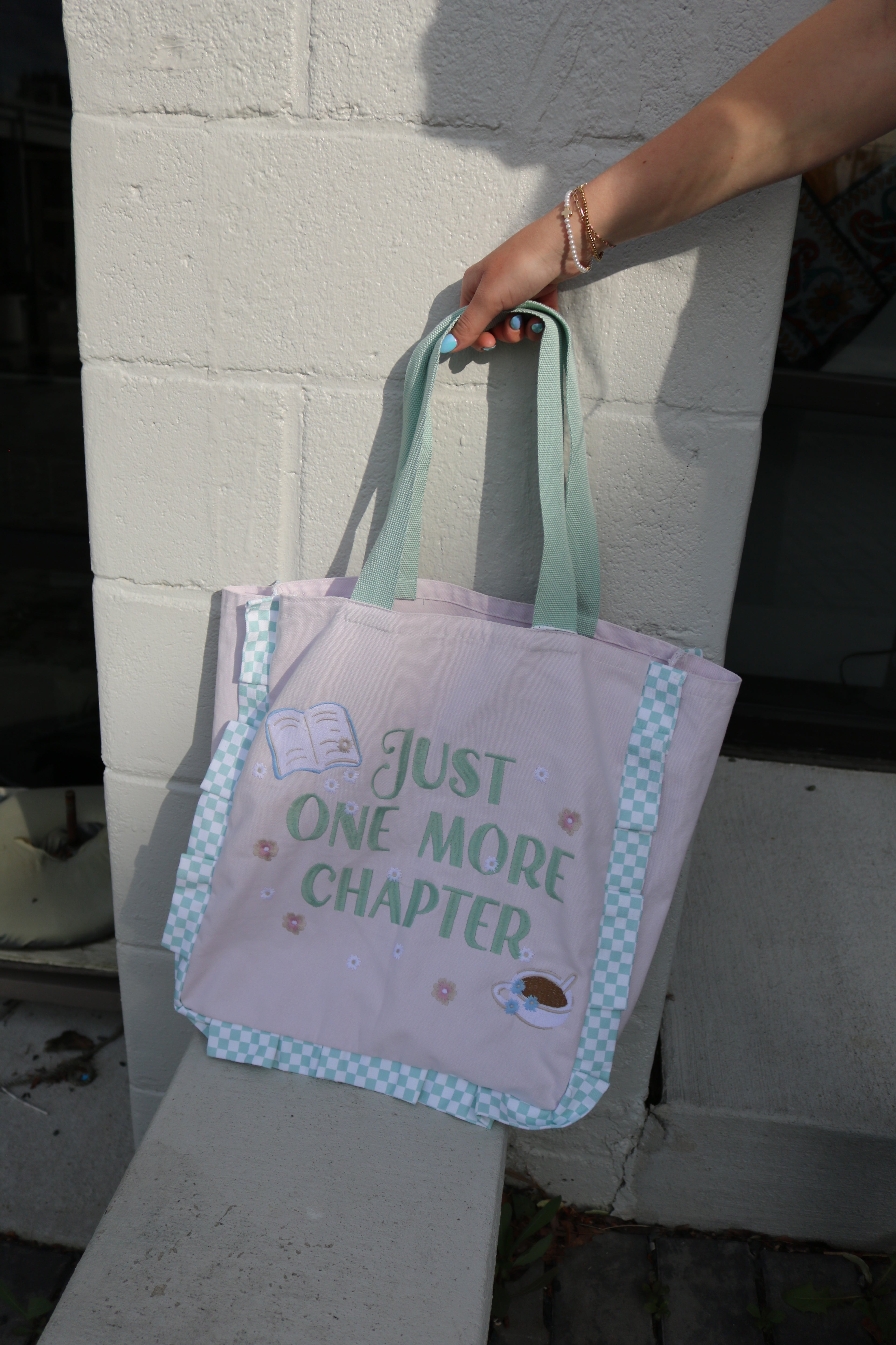 Just One More Chapter Tote Bag